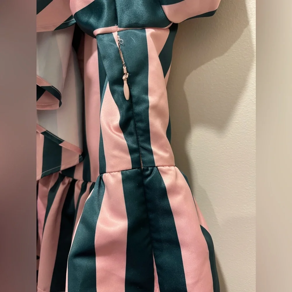Crosby by Mollie Burch pink and green dress medium - Picture 5 of 6